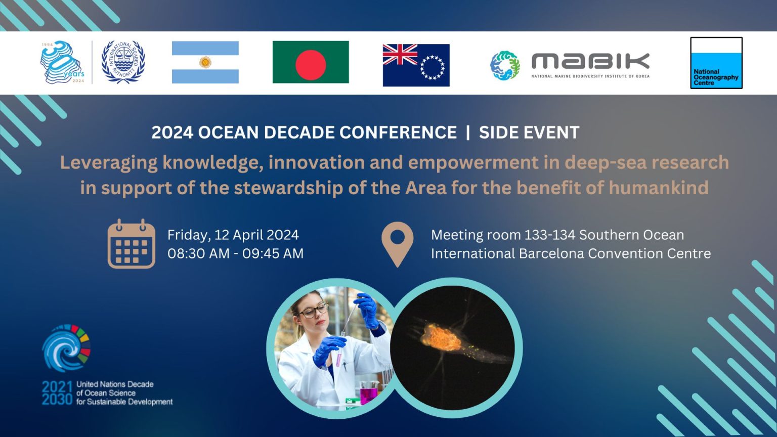 Isa Side Event At The Ocean Decade Conference Leveraging