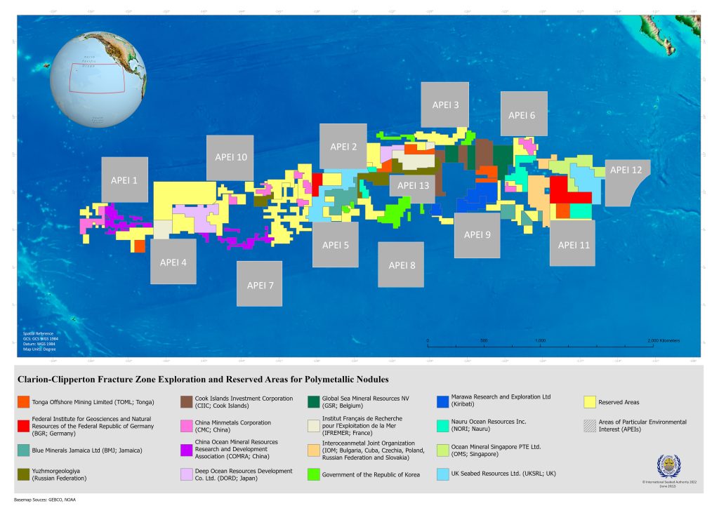 0010 – Regional Maps – Clarion Clipperton Fracture Zone - International ...