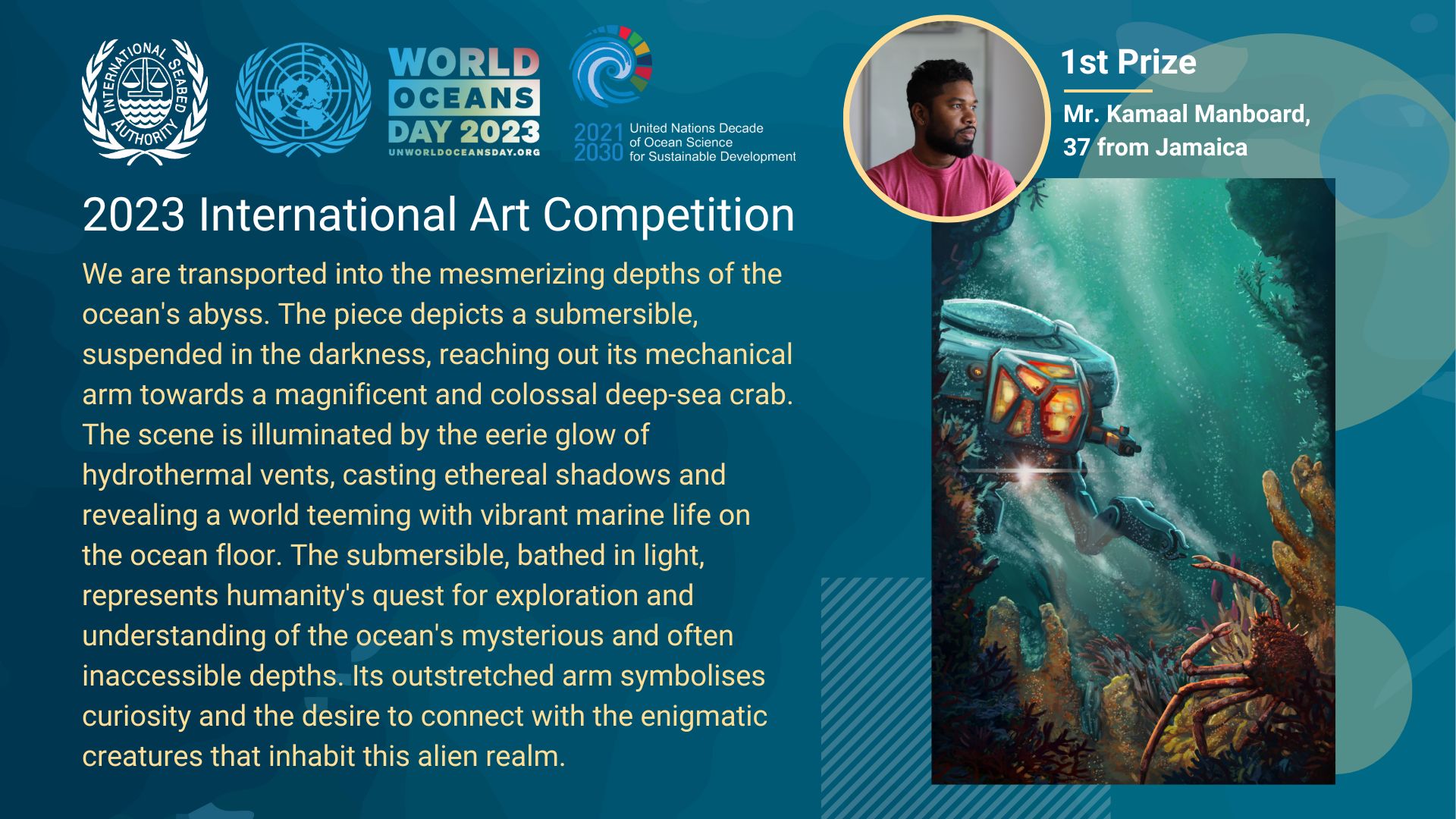 ISA reveals the winners of its World Oceans Day 2023 art