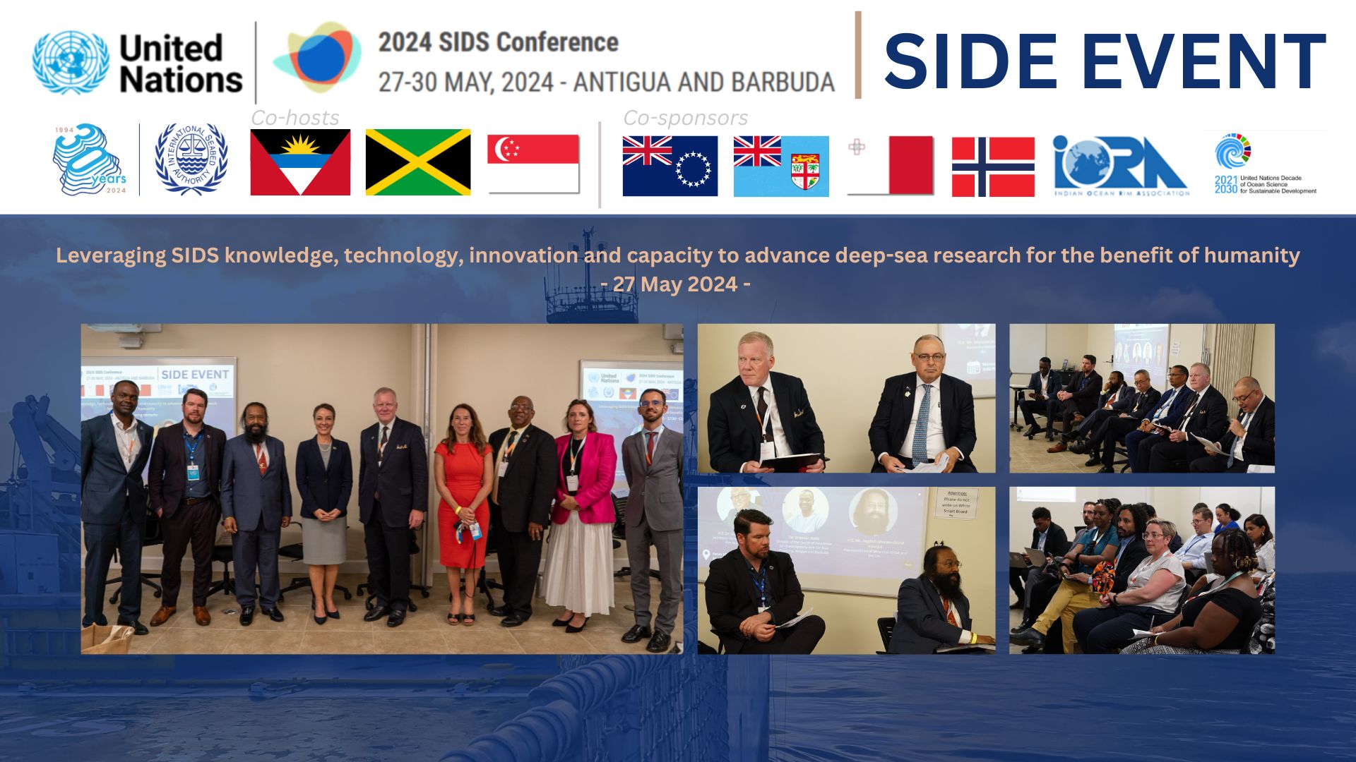 ISA and partners join hands at the 4th SIDS Conference to discuss